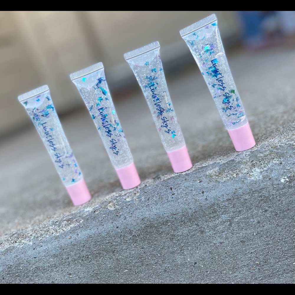 Homemade birthday cake lip gloss